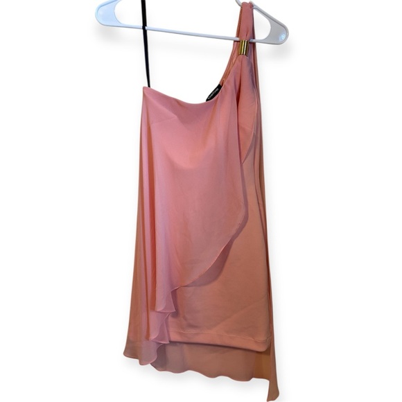 Bebe Pink One Shoulder Dress Women’s Size XXS - Picture 3 of 7